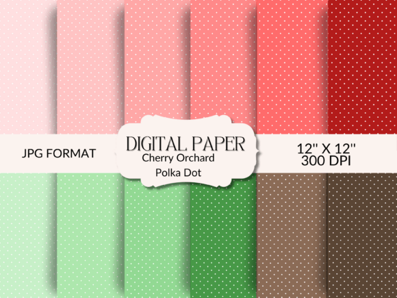 Cherry Orchard Polka Dot Patterns