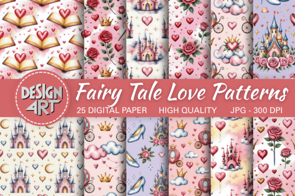Fairy Tale Love Patterns: A Practical Review of the Seamless Pattern Pack