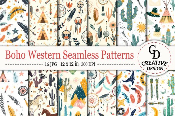 The Renaissance of Rustic Elegance: Why Boho Western Seamless Patterns Are Reshaping Creative Workflows