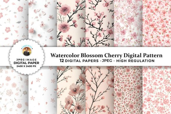 Transform Your Creative Projects with Elegant Pink Floral Digital Patterns