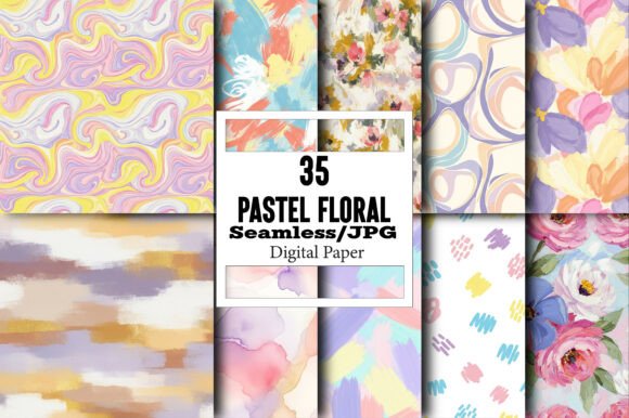 Unlocking Creativity with Abstract Pastel Floral Seamless Patterns